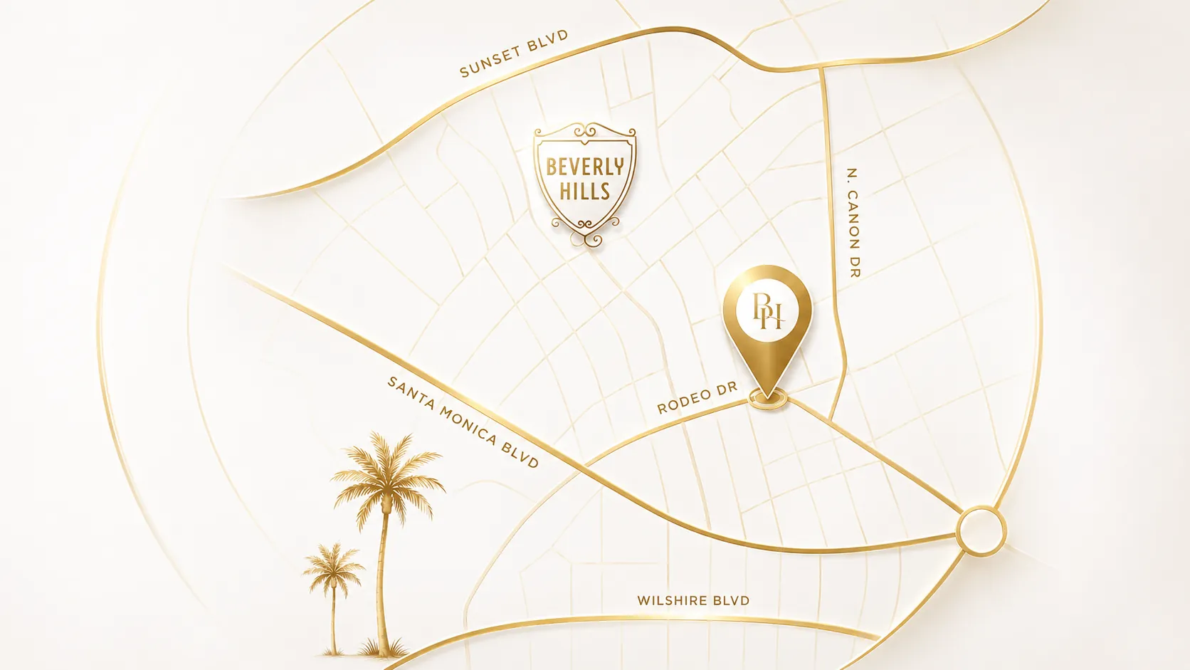 Glo Med Spa location map outline